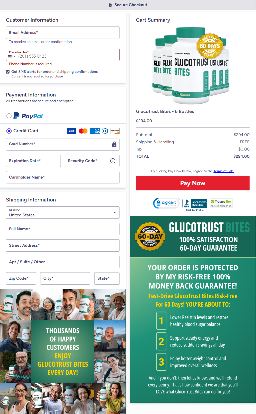 GlucoTrust Bites - Order